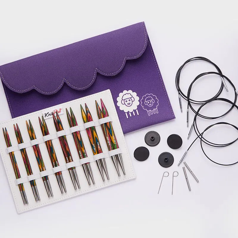 Σετ εναλλάξιμες βελόνες 13cm(5") KnitPro-Deluxe Set-Symfonie