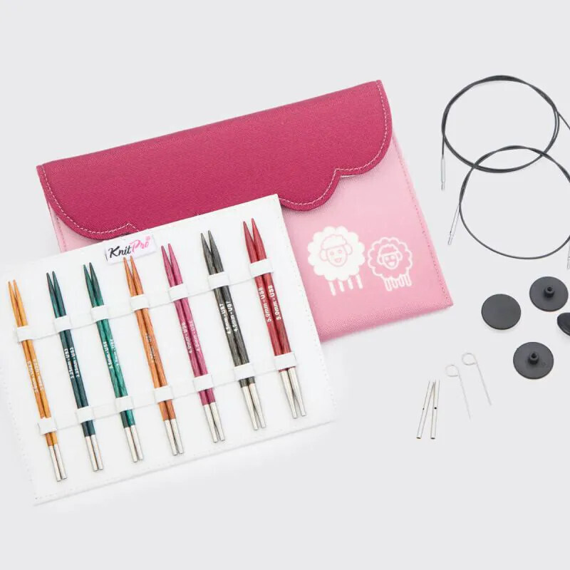Σετ εναλλάξιμες βελόνες 13cm(5") KnitPro-Midi Set-Dreamz