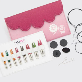 Σετ εναλλάξιμες βελόνες mini 5cm(2") KnitPro-Dreamz