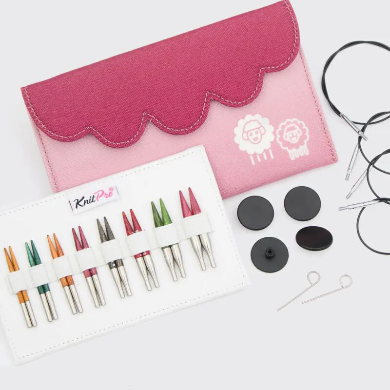Σετ εναλλάξιμες βελόνες mini 5cm(2") KnitPro-Dreamz
