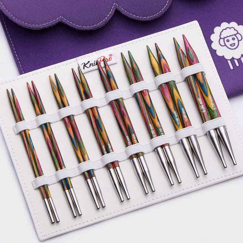Σετ εναλλάξιμες βελόνες 13cm(5") KnitPro-Deluxe Set-Symfonie