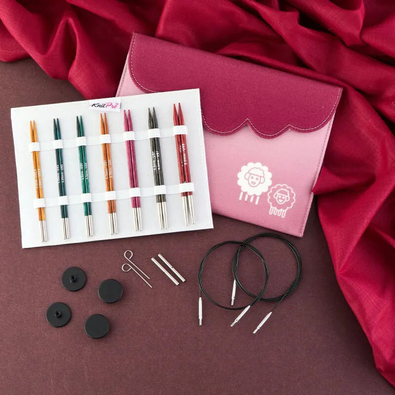 Σετ εναλλάξιμες βελόνες 13cm(5") KnitPro-Midi Set-Dreamz