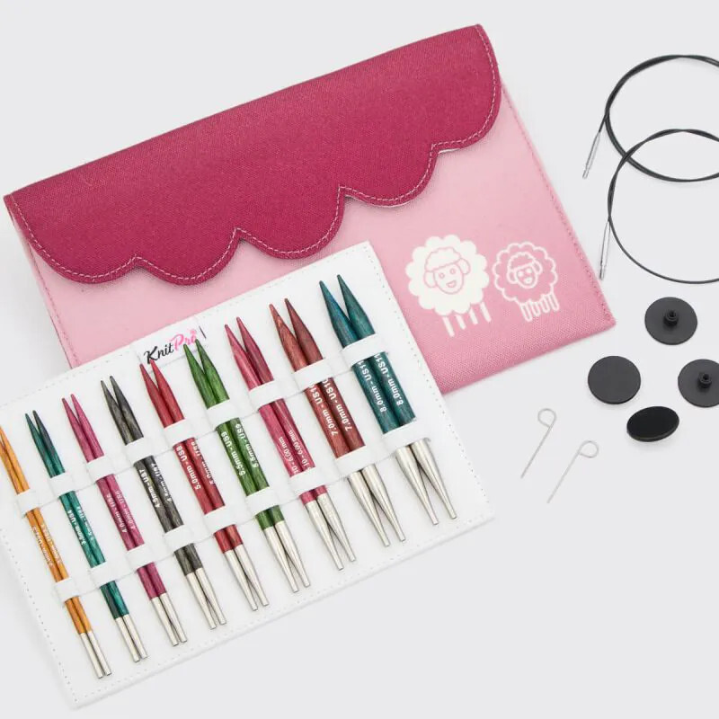 Σετ εναλλάξιμες βελόνες 13cm(5") KnitPro-Deluxe Set-Dreamz
