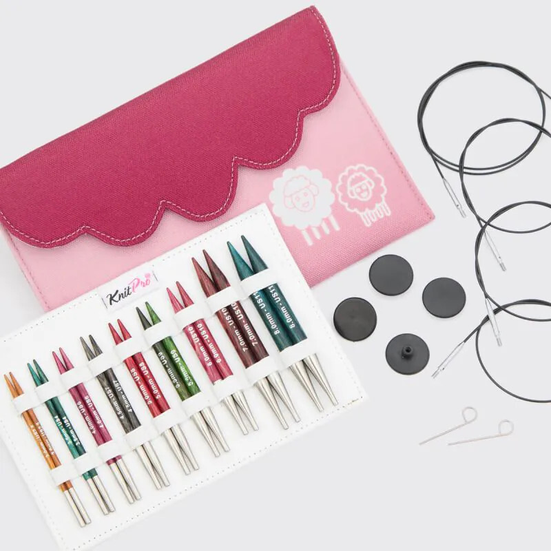 Σετ εναλλάξιμες βελόνες special 10cm(4") KnitPro-Deluxe Set-Dreamz