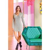 Lana Gatto - Πλεκτό φόρεμα σε V