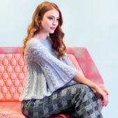 Lana Gatto - Πουλόβερ εβαζέ με κοτσίδες