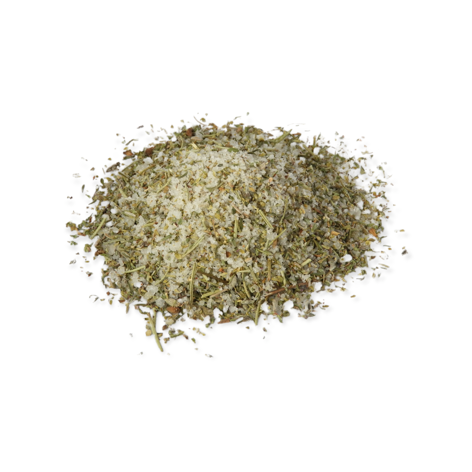 Αλάτι Μεσολογγίου Ανθός (Αφρίνα) με Ρίγανη, Φασκόμηλο, Θυμάρι & Δεντρολίβανο