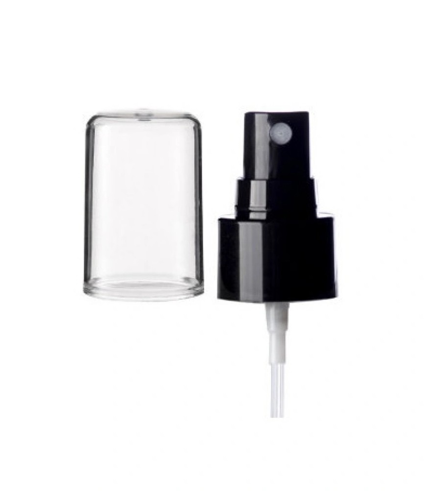 Αντλία Ψεκασμού λαδιού μαύρη λεία din 24 με διάφανο πώμα