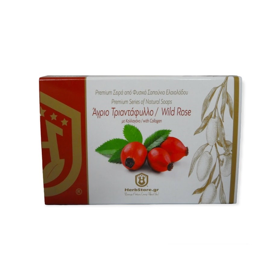 Σαπούνι Ελαιόλαδου Άγριο Τριαντάφυλλο