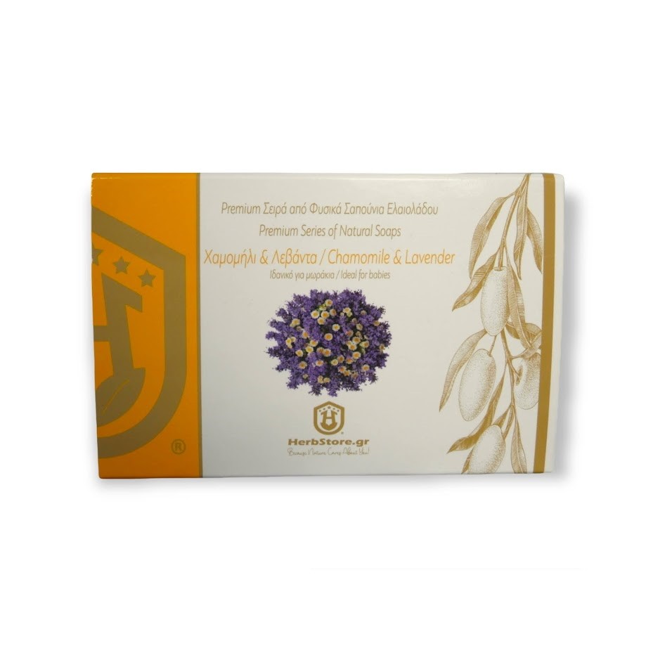 Σαπούνι Ελαιόλαδου Χαμομήλι & Λεβάντα