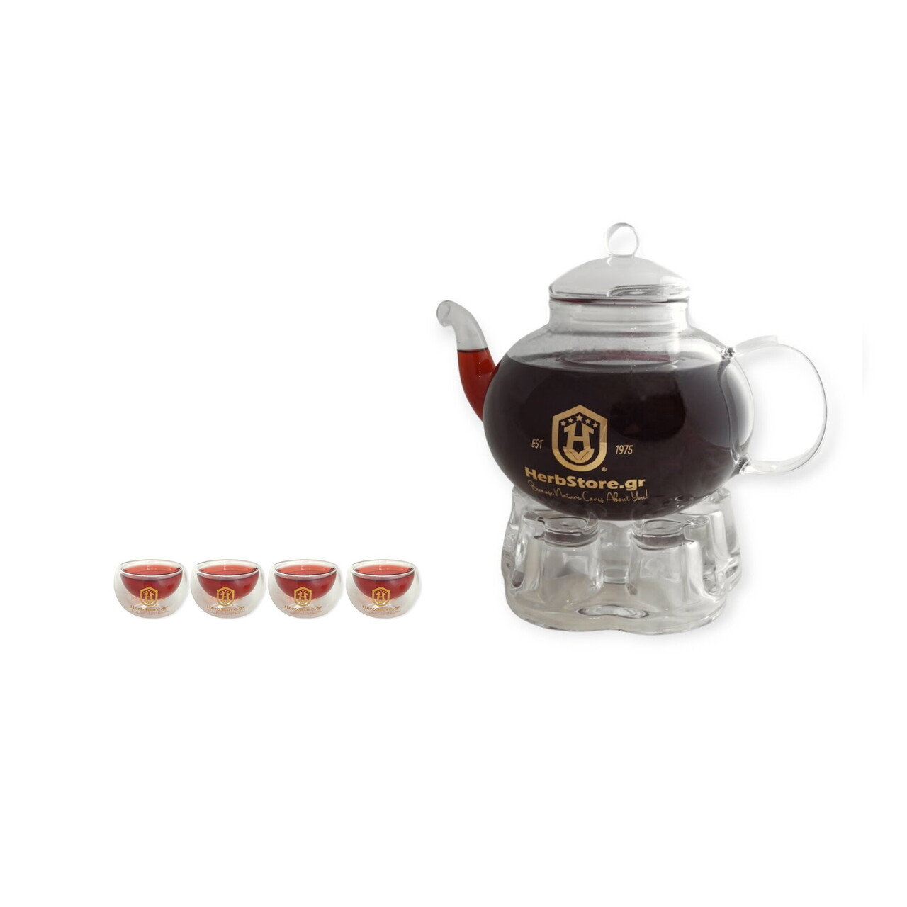 Γυάλινη τσαγιέρα Tea Control 1,2 Ltr