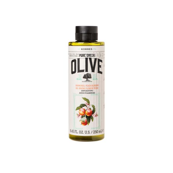2x KORRES Pure Greek Olive Peach Blossom Αφρόλουτρο Άνθη Ροδακινιάς 250ml