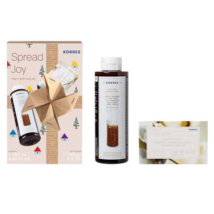 Korres Gift Set Spread Joy Hair & Body Dailies
