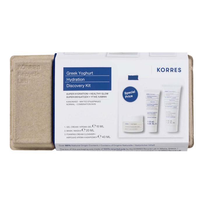 Korres Greek Yoghurt Hydration Discovery Kit - Super Ενυδάτωση για Κανονικές - Μικτές Επιδερμίδες