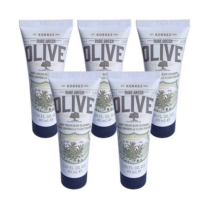 5x KORRES Pure Greek Olive Κρέμα Σώματος Άνθη Ελιάς Ελαιώνας Κρήτης 40ml
