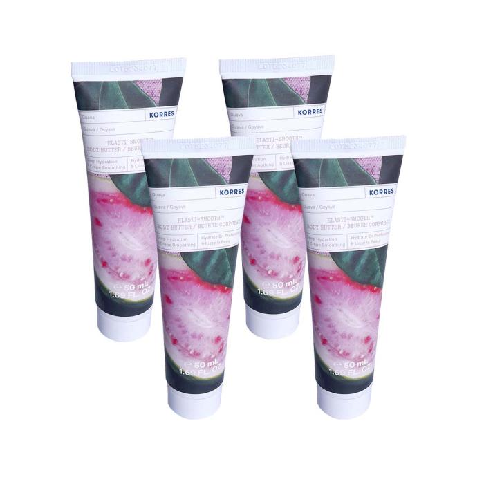 4x KORRES Elasti-Smooth Guava Body Butter 50ml