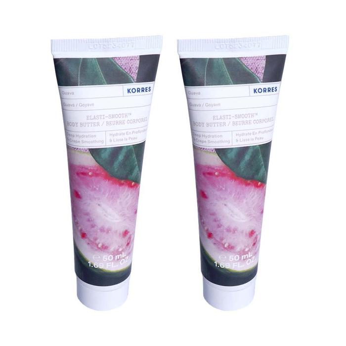 2x KORRES Elasti-Smooth Guava Body Butter 50ml
