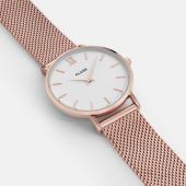 CLUSE Minuit mesh rose gold/white - CL30013