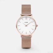 CLUSE Minuit mesh rose gold/white - CL30013