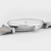 CLUSE Triomphe silver bicolour mesh - CL61001