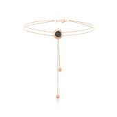 Diamond circle choker - SDP7PB