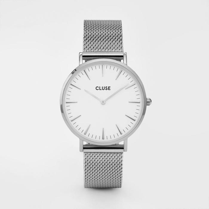 CLUSE Boho Chic mesh silver/white - CL18105