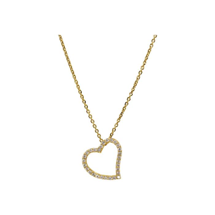 Lotus Style Heart μενταγιόν ασημένιο - LP1519-1/2