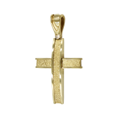 Ανδρικός χρυσός σταυρός 14Κ - ST1080