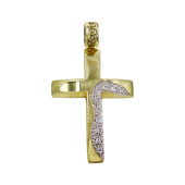 Γυναικείος χρυσός σταυρός 14Κ - ST1515