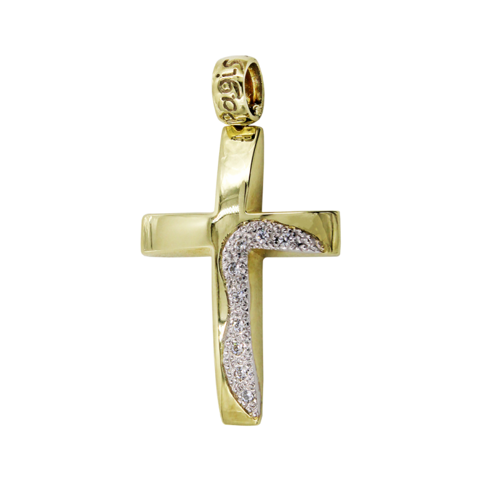Γυναικείος χρυσός σταυρός 14Κ - ST1515