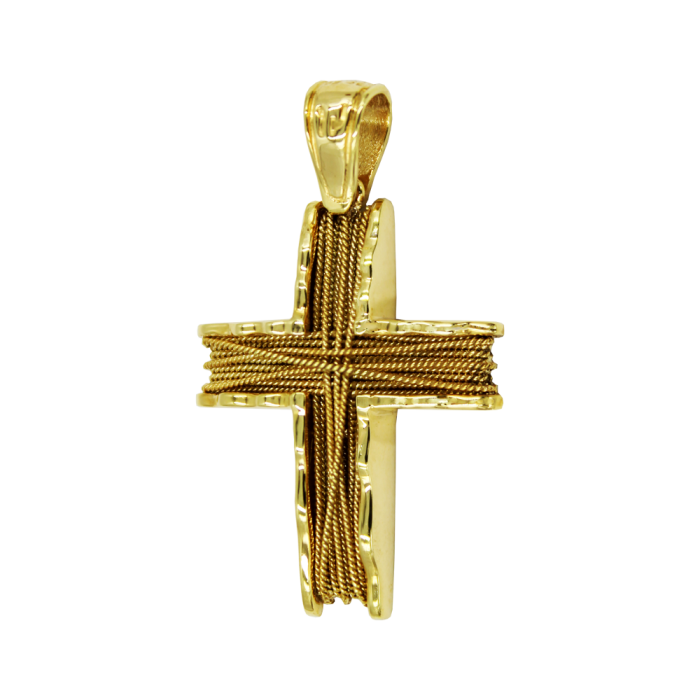 Γυναικείος χρυσός σταυρός 14Κ - ST1480