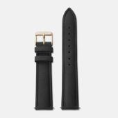 CLUSE Strap 18mm Black, Gold - CS1408101007