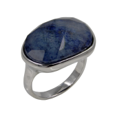Δαχτυλίδι Ασημένιο Lapis - SLV1002