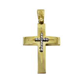 Γυναικείος χρυσός σταυρός 14Κ - ST1540