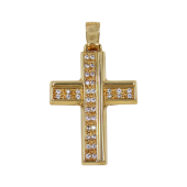 Γυναικείος χρυσός σταυρός 14Κ - ST1552