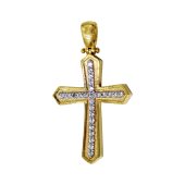 Γυναικείος χρυσός σταυρός 14Κ - ST1560