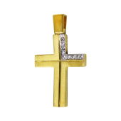 Γυναικείος χρυσός σταυρός 14Κ - ST1561