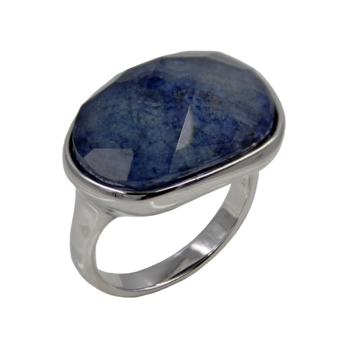 Δαχτυλίδι Ασημένιο Lapis - SLV1002
