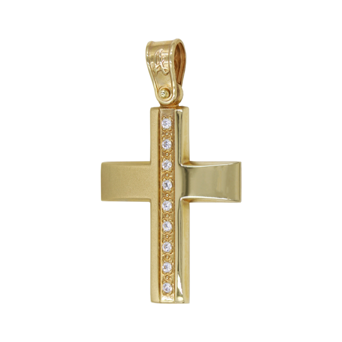 Γυναικείος χρυσός σταυρός 14Κ - ST1220