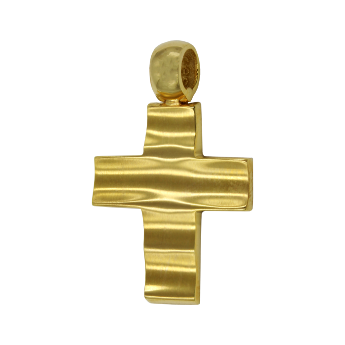 Ανδρικός χρυσός σταυρός 14Κ - ST1499