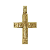 Ανδρικός δίχρωμος σταυρός 14Κ - ST1528
