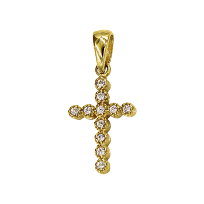 Γυναικείος χρυσός σταυρός 14Κ - ST1536K