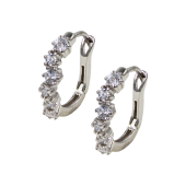Lotus Style Silver Σκουλαρίκια - LP3099-4/1