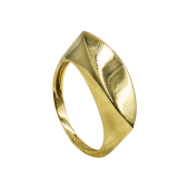 Δαχτυλίδι χρυσό λουστρέ 14Κ - D1004