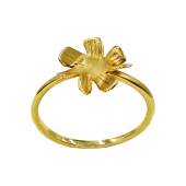 Δαχτυλίδι λουλούδι χρυσό 14Κ - D2027
