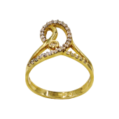 Δαχτυλίδι χρυσό με ζιργκόν πέτρες 14Κ - D51678
