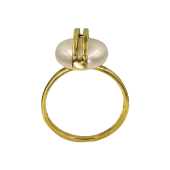 Δαχτυλίδι χρυσό 14Κ με μαργαριτάρι - MRD1100