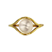 Δαχτυλίδι χρυσό 14Κ με μαργαριτάρι - MRD2061