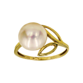 Δαχτυλίδι χρυσό 14Κ με μαργαριτάρι - MRD965