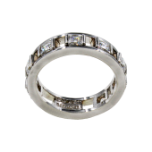 Σειρέ δαχτυλίδι λευκόχρυσο 14Κ - SD1005